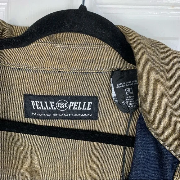 Pelle Pelle Jean Jacket Oversized Mens Size XL - Picture 3 of 6
